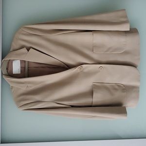 OAK+FORT Beige Blazer Size S OW-4300